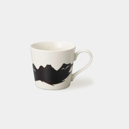 【マグカップ】温感 富士山 白 | 美濃焼 | 丸モ高木陶器
