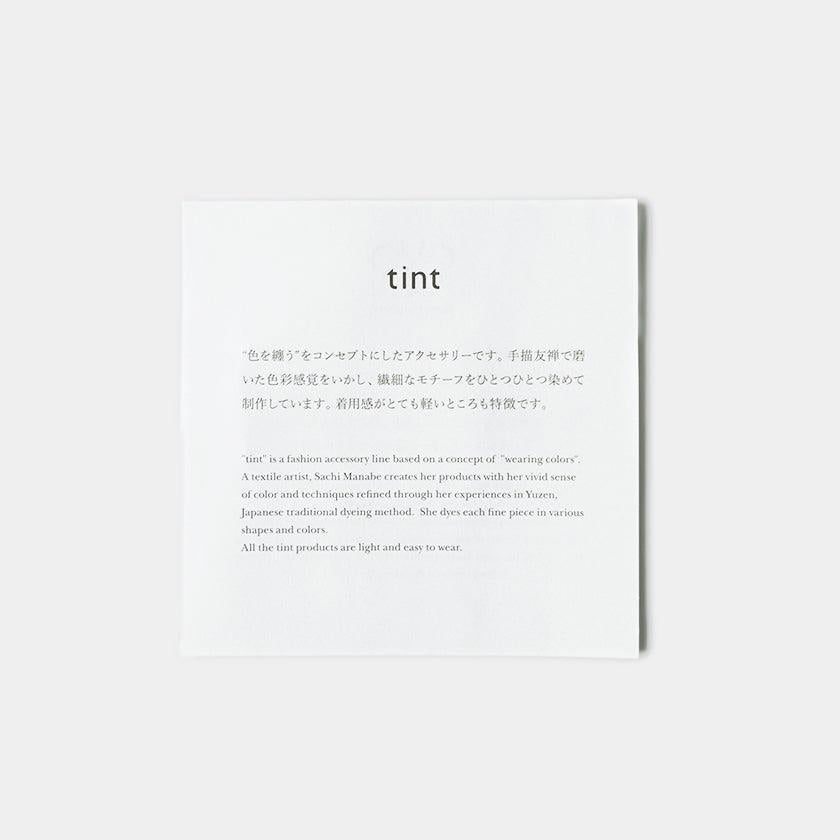 【ブローチ】tint リーフ 三度黒 | 京友禅 | Morphosphere