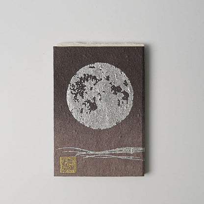 【御朱印帳】満月 (紫) | 唐紙 | 景美風月