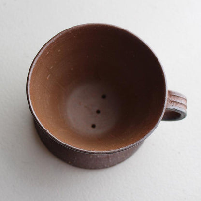 【コーヒードリップセット】珈琲カップ & ドリッパー | 備前焼 | 恒枝直豆