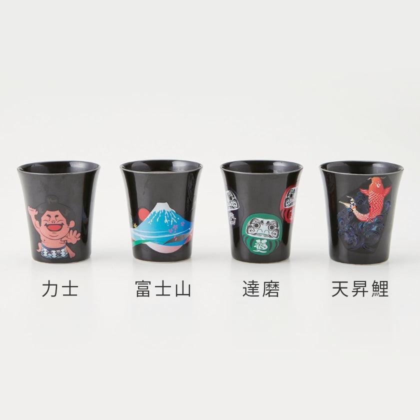 【カップ】温感 黒 (M) | 美濃焼 | 丸モ高木陶器