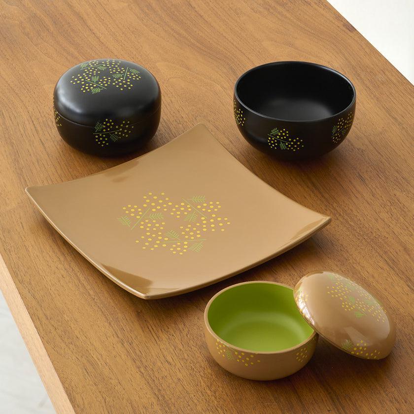 【小物入れ】MIMOSA ボンボニエール (L) | 漆器 | isuke
