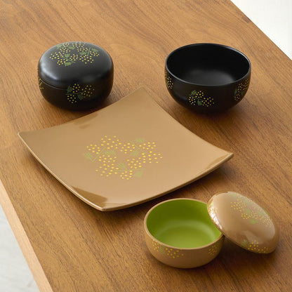 【小物入れ】MIMOSA ボンボニエール (L) | 漆器 | isuke