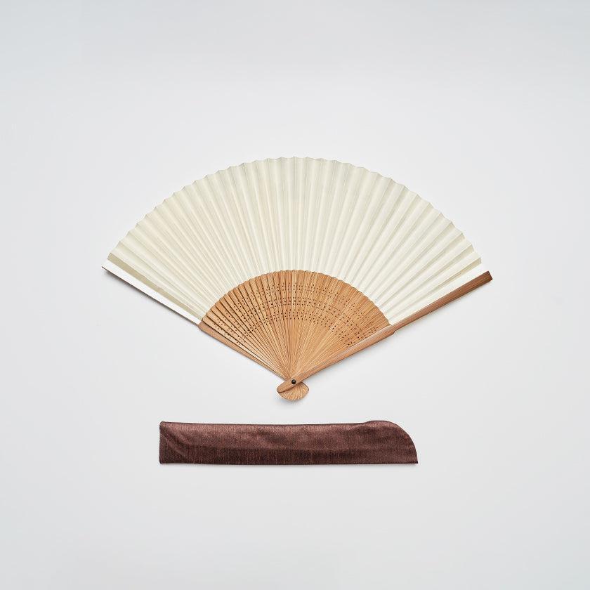 【扇子】男持 (7.5寸) 中短地瓢箪にとんぼ (扇子袋付) | 名古屋扇子 | 末廣堂