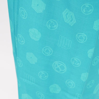 《初音未來》 男士 藍色（孔雀）×淺藍 浴衣