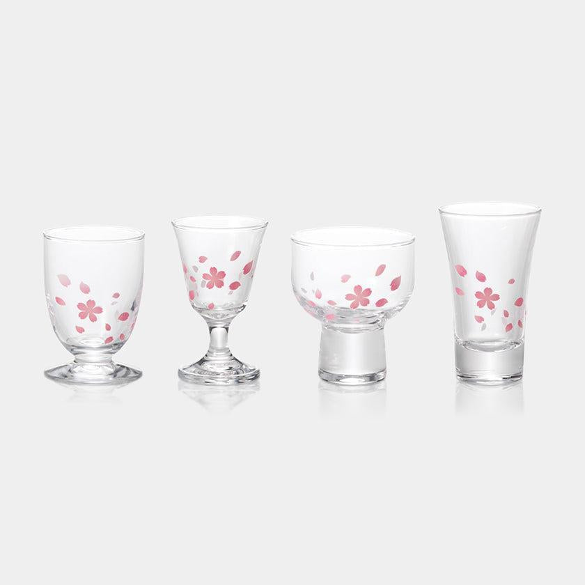 【グラス4点セット】冷感 桜 | 丸モ高木陶器