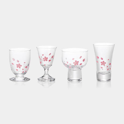 【グラス4点セット】冷感 桜 | 丸モ高木陶器