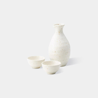 【酒器3点セット】志野粉引 | 美濃焼 | 丸モ高木陶器