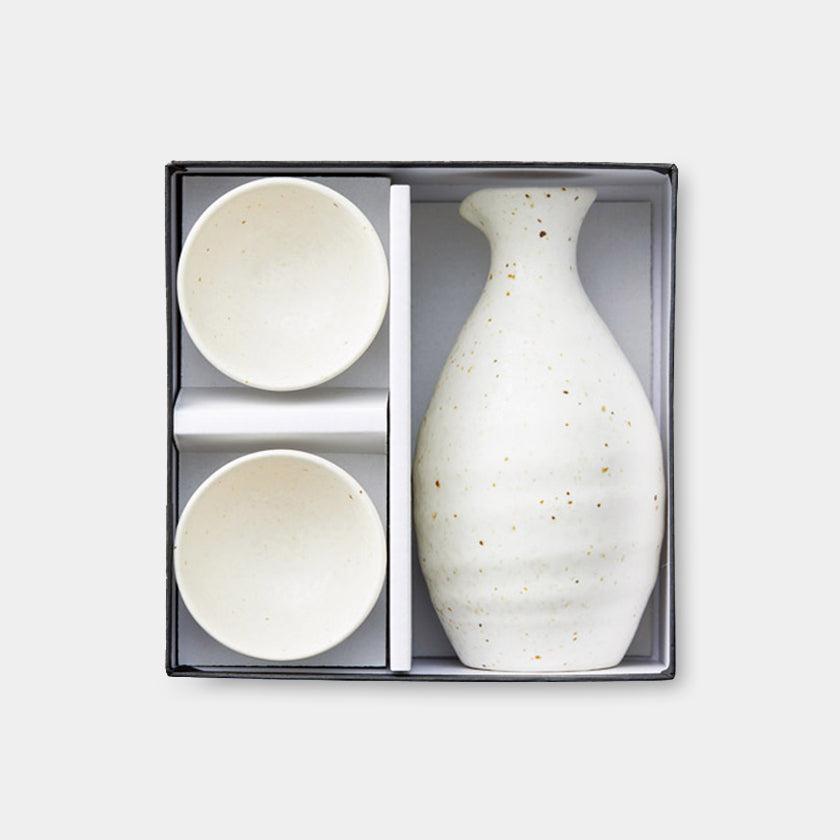 【酒器3点セット】志野粉引 | 美濃焼 | 丸モ高木陶器