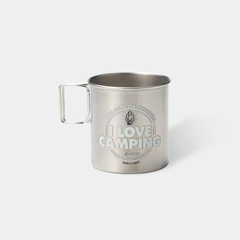 【マグカップ】蓄光 ステンレス I LOVE CAMPING | 丸モ高木陶器