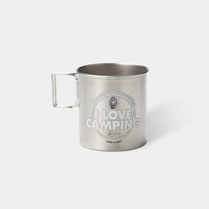 【マグカップ】蓄光 ステンレス I LOVE CAMPING | 丸モ高木陶器