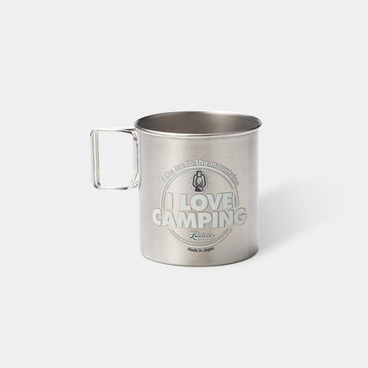 【マグカップ】蓄光 ステンレス I LOVE CAMPING | 丸モ高木陶器