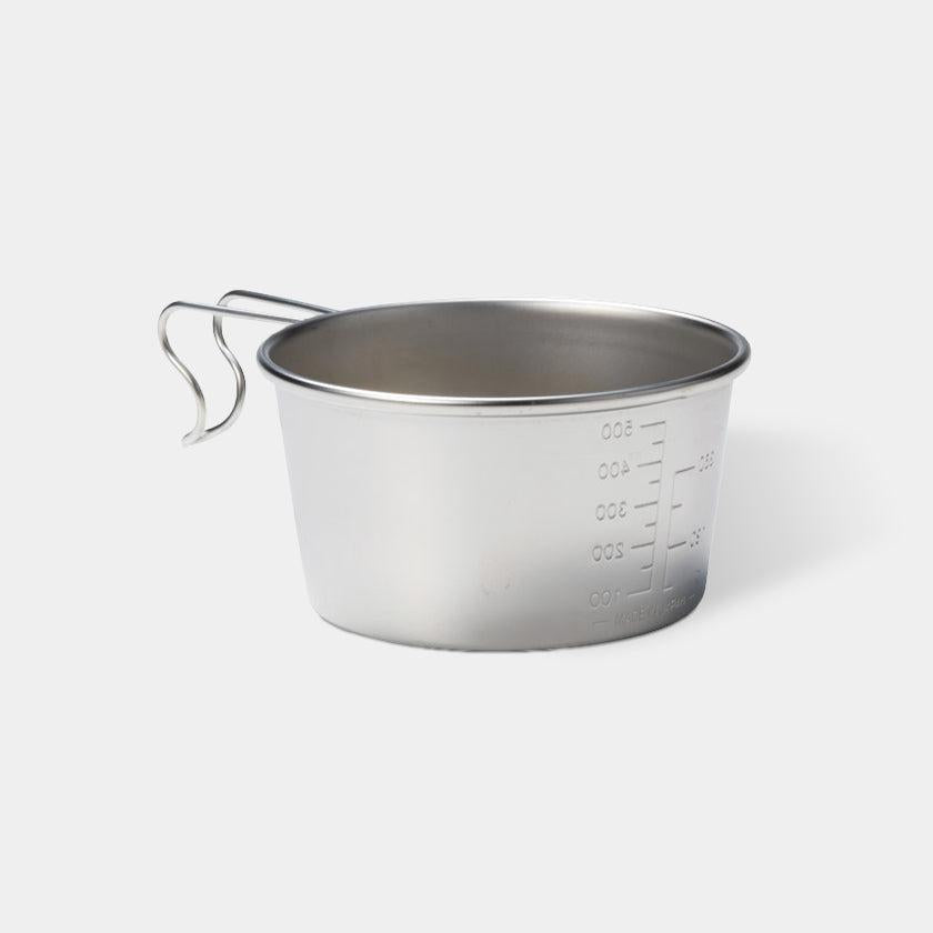 【シェラカップ】ステンレス シルバー (L) | 丸モ高木陶器