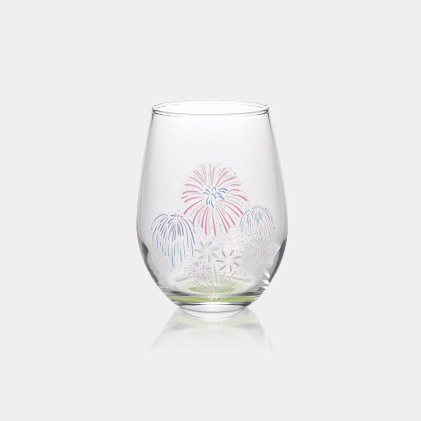 【グラス】月光 冷感 花火 | 丸モ高木陶器