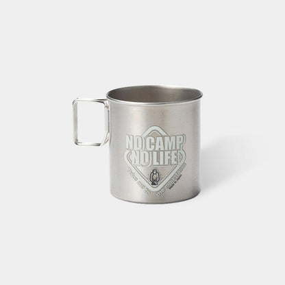 【マグカップ】蓄光 ステンレス NO CAMP NO LIFE | 丸モ高木陶器