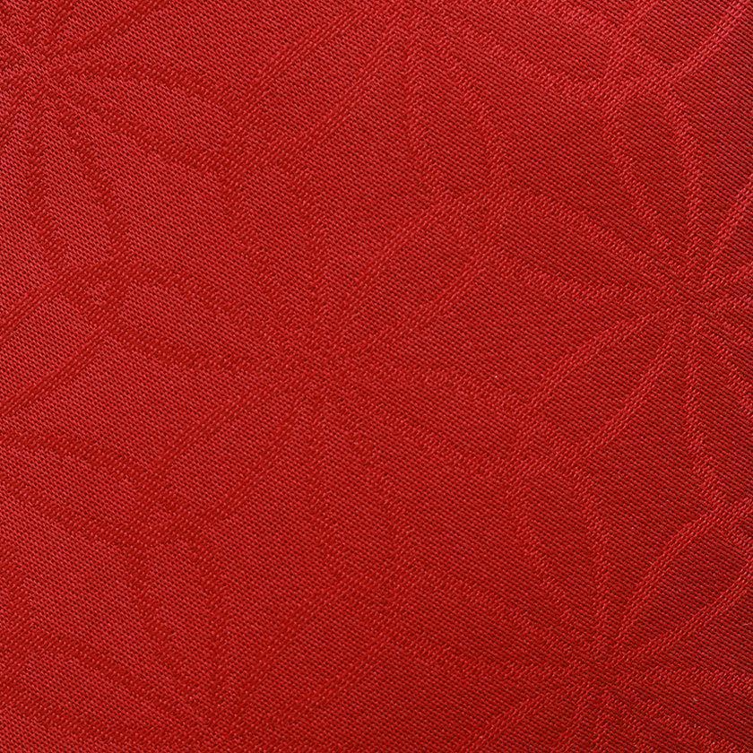 【ネクタイ】衿結 輪ちがい麻の葉 (皆紅色) | 博多織 | OKANO