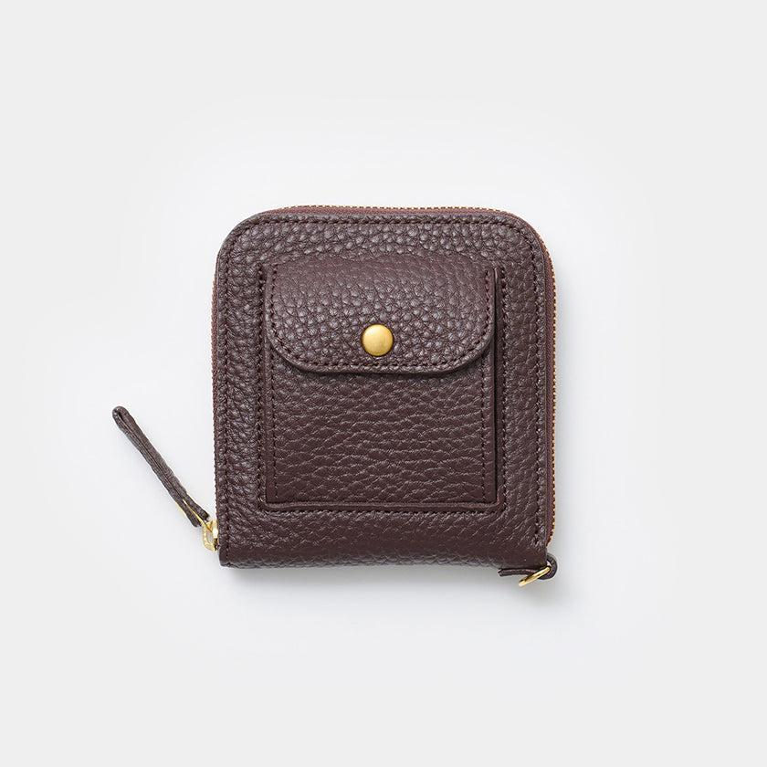 【本革キーケース】SMART MOVE! -type2 | コインポケットタイプ- Vesper Brown (夕照の塔) | 革加工 | RAKUKEI