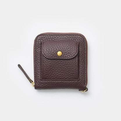 【本革キーケース】SMART MOVE! -type2 | コインポケットタイプ- Vesper Brown (夕照の塔) | 革加工 | RAKUKEI