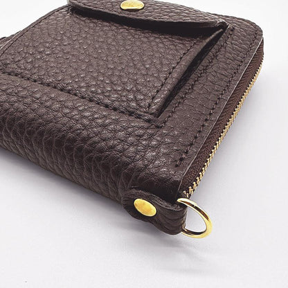 【本革キーケース】SMART MOVE! -type2 | コインポケットタイプ- Vesper Brown (夕照の塔) | 革加工 | RAKUKEI