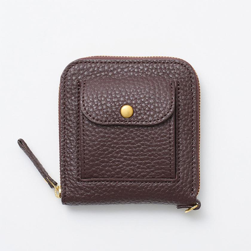 【本革キーケース】SMART MOVE! -type2 | コインポケットタイプ- Vesper Brown (夕照の塔) | 革加工 | RAKUKEI