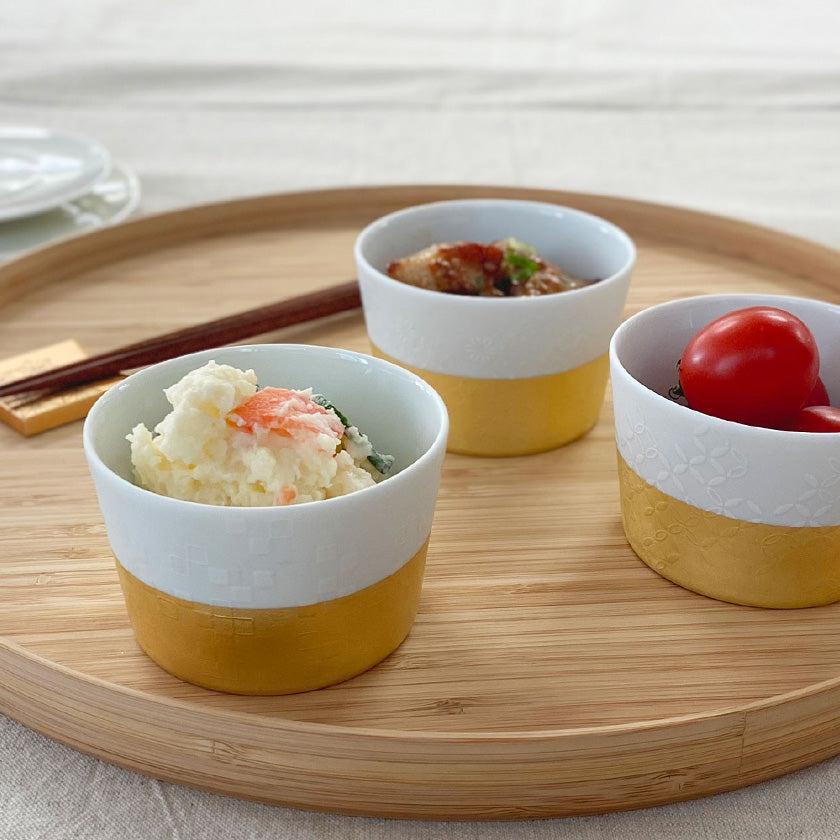 【フリーカップ】箔小紋 市松 | 金沢箔 | 箔一