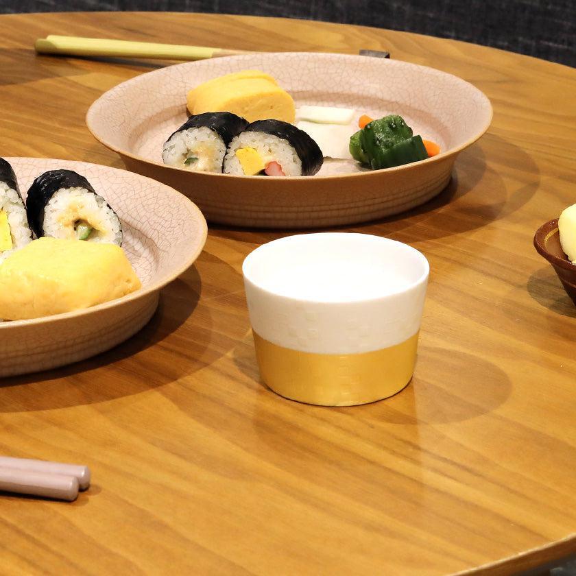 【フリーカップ】箔小紋 市松 | 金沢箔 | 箔一