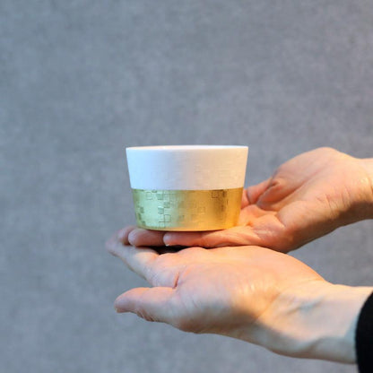 【フリーカップ】箔小紋 市松 | 金沢箔 | 箔一