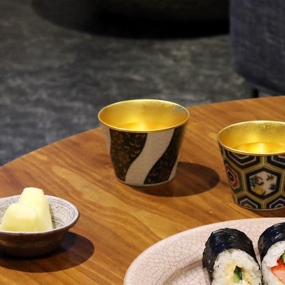 【フリーカップ】九谷焼 青粒フリーカップ | 金沢箔 | 箔一