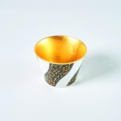 【フリーカップ】九谷焼 青粒フリーカップ | 金沢箔 | 箔一