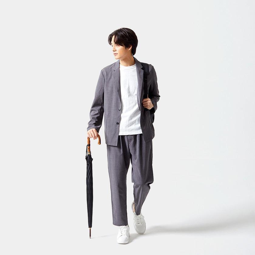 【雨傘】紳士 チェス ロング カーボン (ブラック) | 東京洋傘 | 宮内庁御用達 前原光榮傘商店