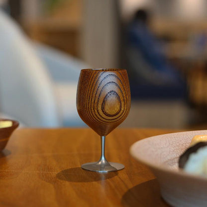 凜櫸木紋 漆器 玻璃杯
