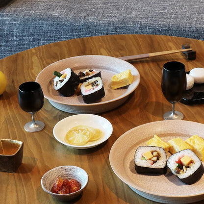 ユーエンアート 黒檀風格 漆器工藝 玻璃杯