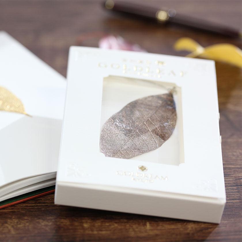 【ブックマーカー】GOLDLEAF PLATINUM 京都の職人がおくる小さいアート | 金箔押 | GOLDREAM KYOTO
