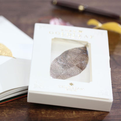 【ブックマーカー】GOLDLEAF PLATINUM 京都の職人がおくる小さいアート | 金箔押 | GOLDREAM KYOTO