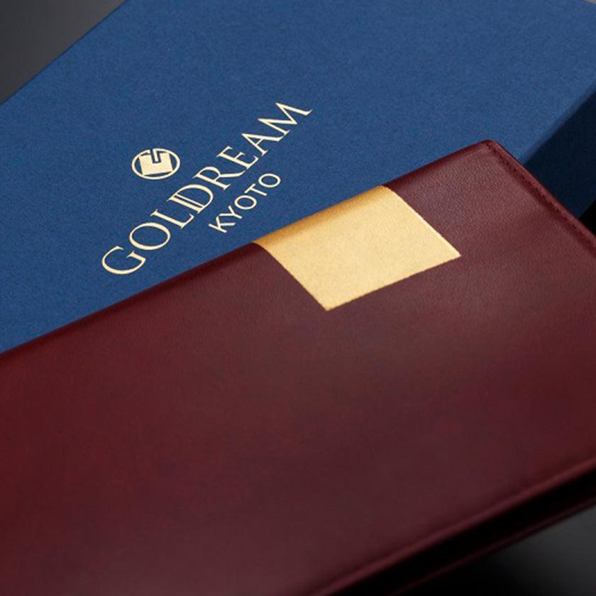 【長財布】BYOBU 京都の金箔押し仕上げ | 金箔押 | GOLDREAM KYOTO