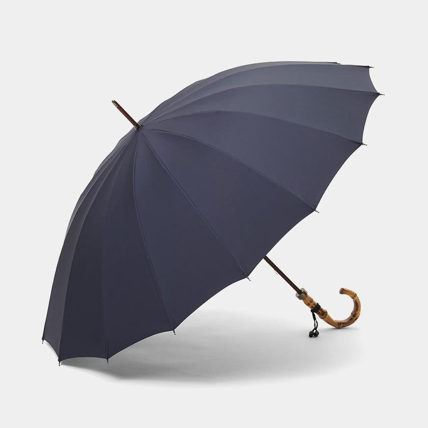 【雨傘】紳士 NEW トラッド 16 ロング カーボン | 東京洋傘 | 宮内庁御用達 前原光榮傘商店