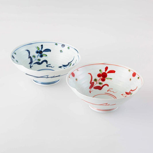 【皿ペアセット】万歴 手描き6寸多用鉢 | 波佐見焼 | 西海陶器