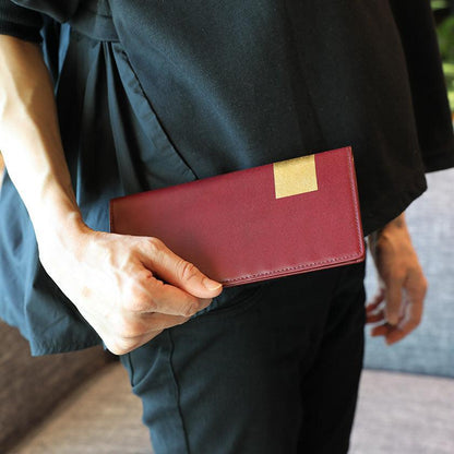 【長財布】BYOBU 京都の金箔押し仕上げ | 金箔押 | GOLDREAM KYOTO