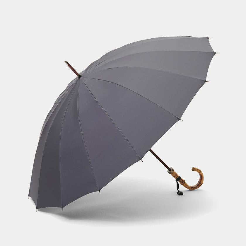 【雨傘】紳士 NEW トラッド 16 ロング カーボン | 東京洋傘 | 宮内庁御用達 前原光榮傘商店