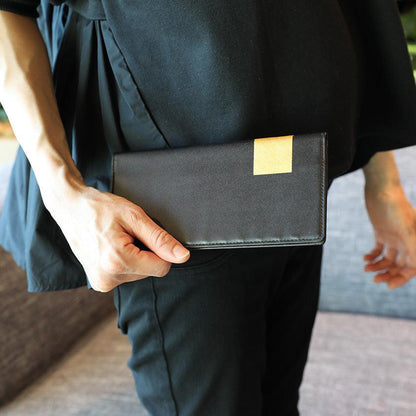 【長財布】BYOBU 京都の金箔押し仕上げ | 金箔押 | GOLDREAM KYOTO