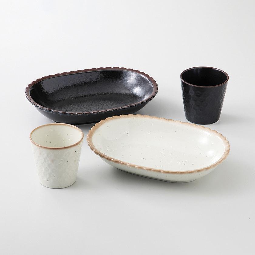 【皿ペアセット】ビスケ ランチセット | 波佐見焼 | 西海陶器