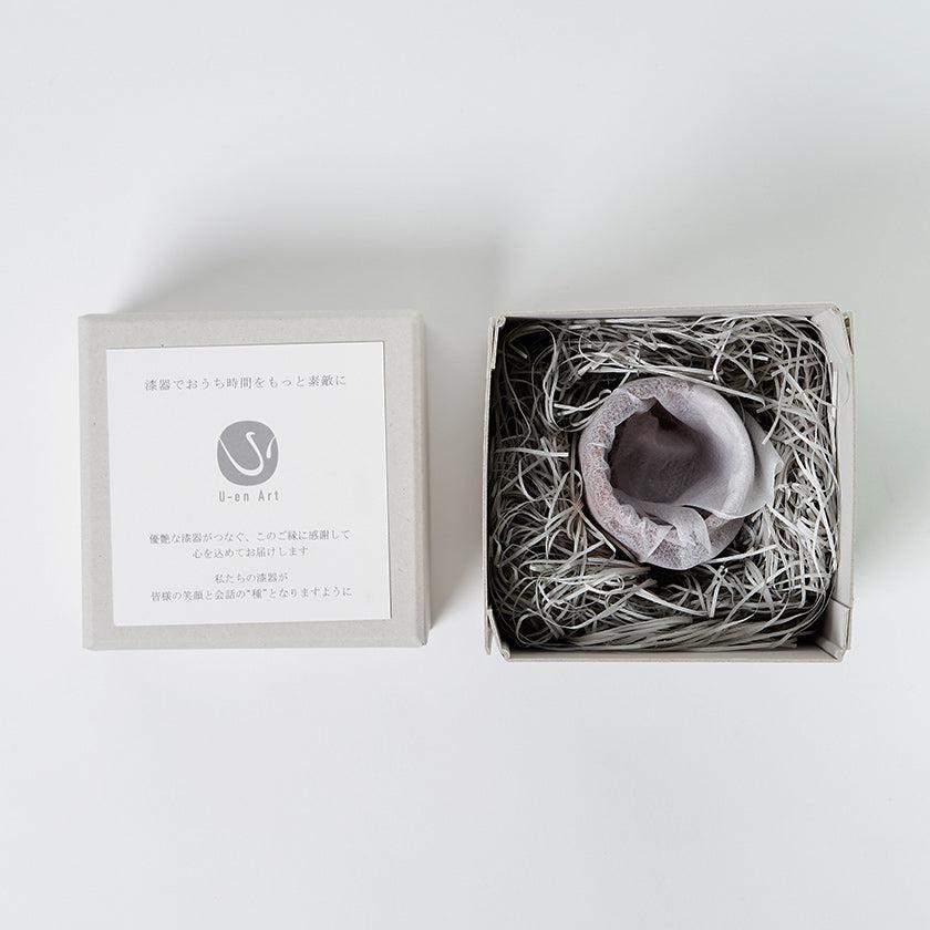 ユーエンアート 黒檀風格 漆器工藝 玻璃杯