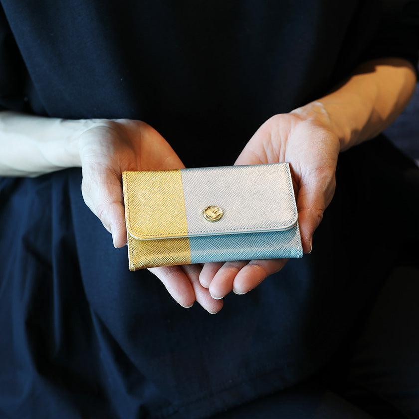 【カードケース】DAYBREAK 京都の金箔押し仕上げ | 金箔押 | GOLDREAM KYOTO