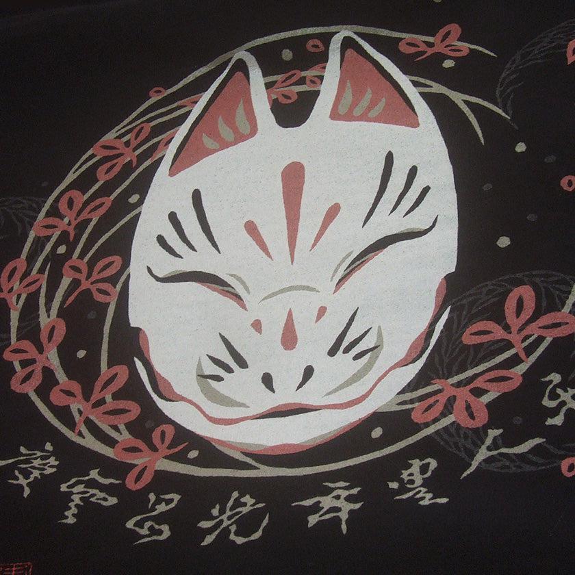 狐狸圖案 絲網印刷 T恤