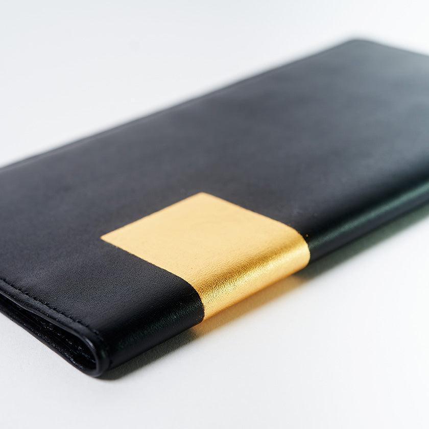 【長財布】BYOBU 京都の金箔押し仕上げ | 金箔押 | GOLDREAM KYOTO