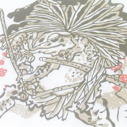 絲網印花 武士青蛙 圖案 T恤