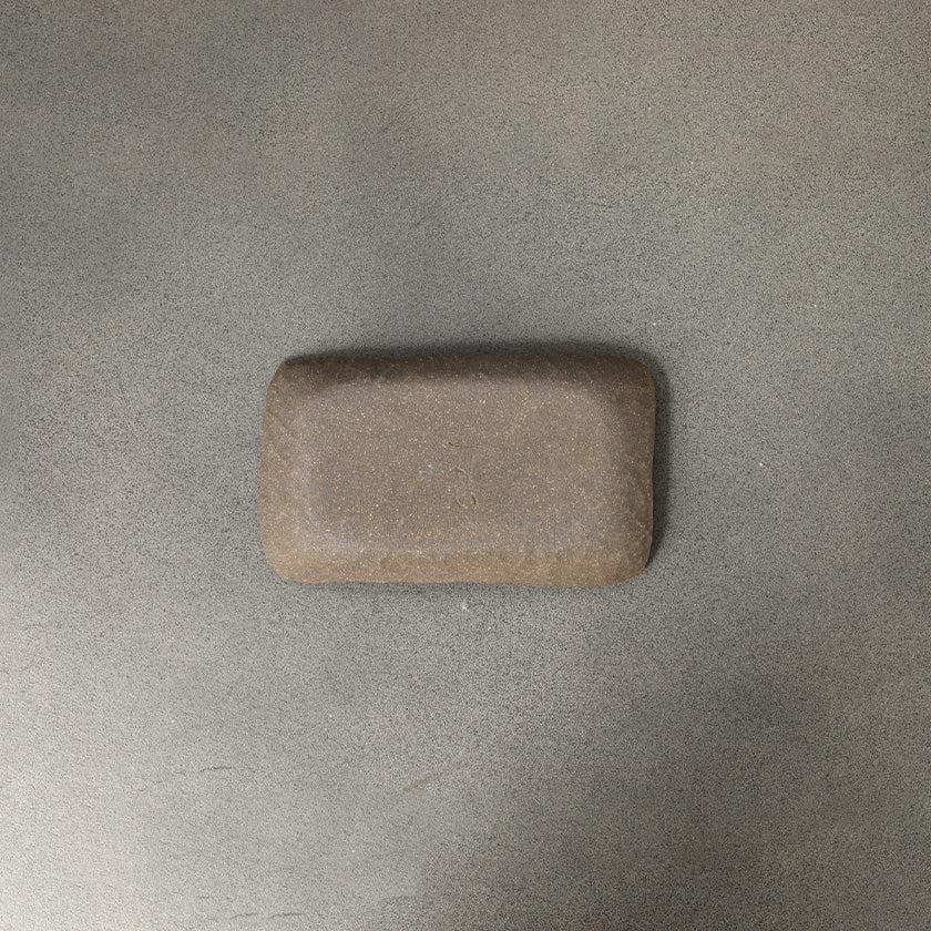 炻器 瀬戸焼 長方盤 竹內真吾款