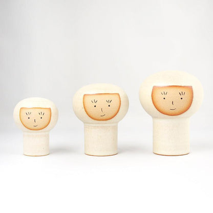 京燒清水燒 木芥子 KOKESHI fuuu 擺件
