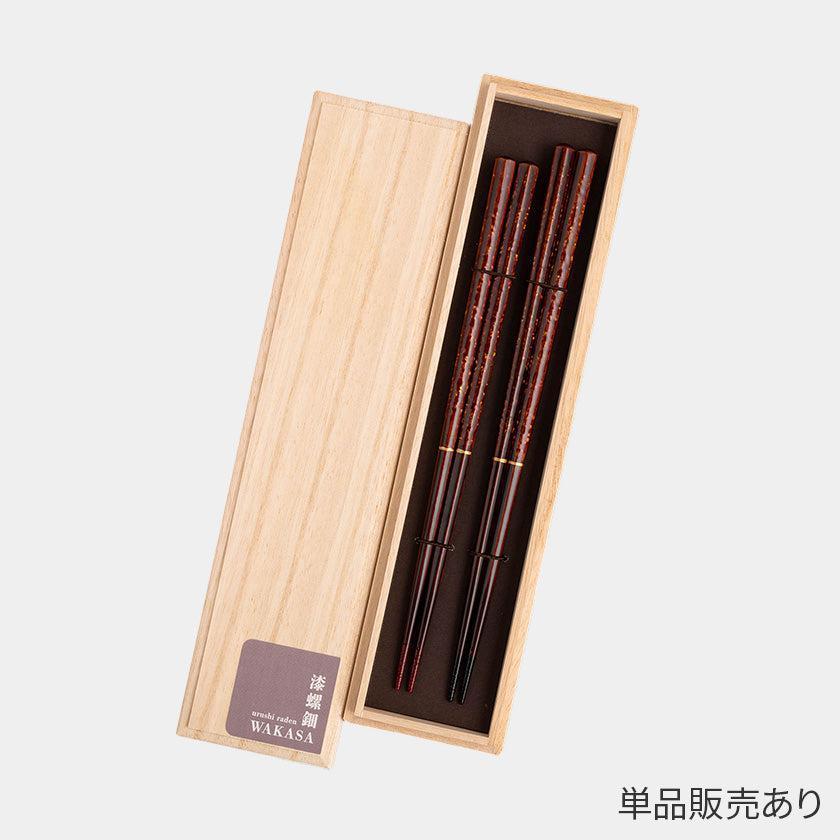 漆螺鈿 六角 WAKASA 筷子