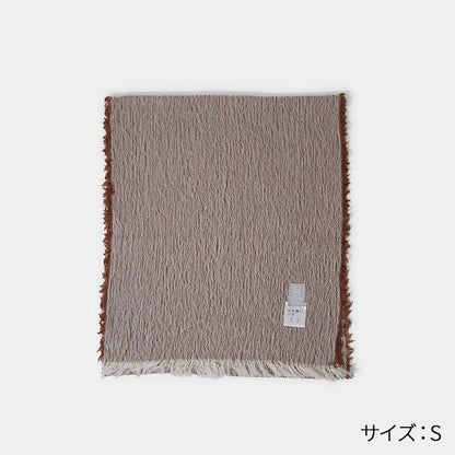 播州織棉羊毛米色 FUJI GAUZE 圍巾